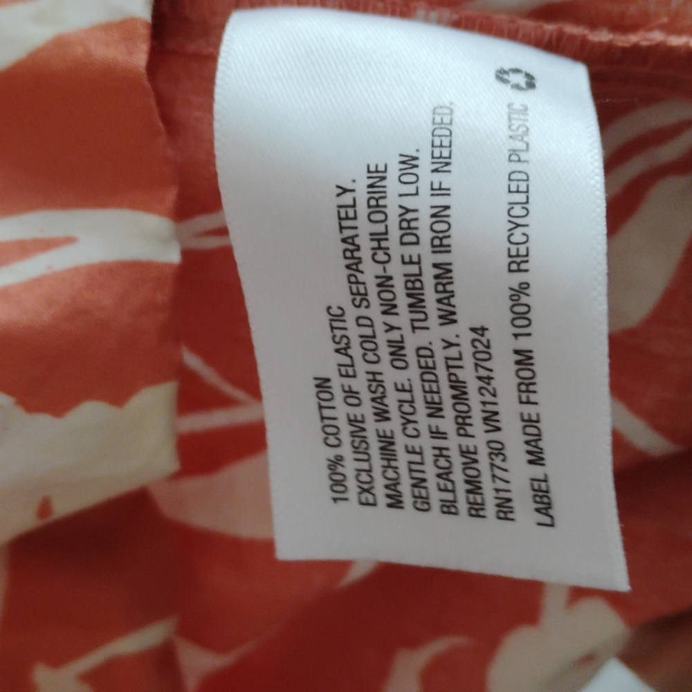 S ORANGE FLOWER DRESS - Picture 5 of 10